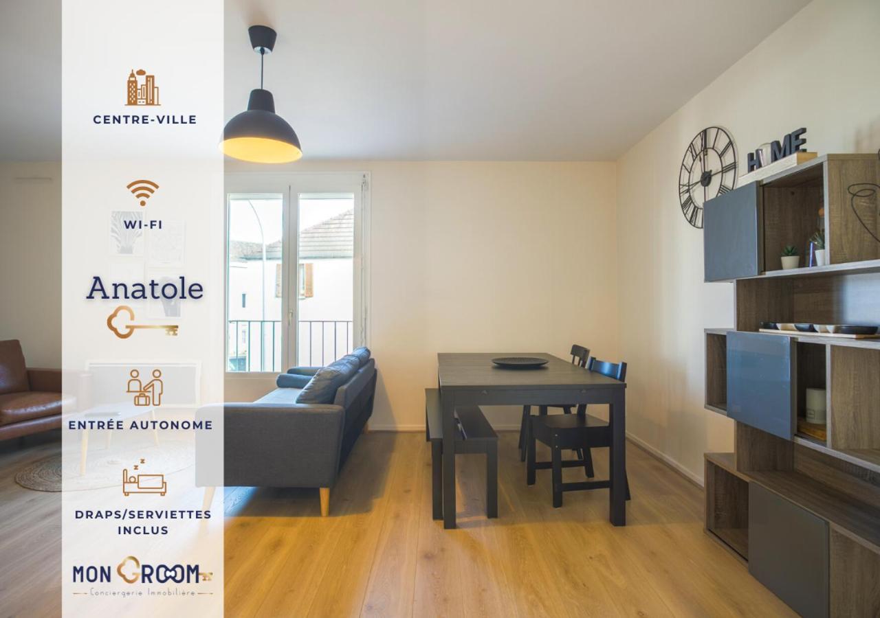 L'Anatole - Wifi - Parking - Centre Ville Troyes Luaran gambar